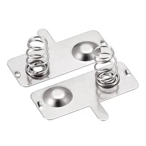 Battery Spring Plate AA Battery Spring Contact Nickel Plate 28mmx12mm 20 Pcs - Picture 1 of 5