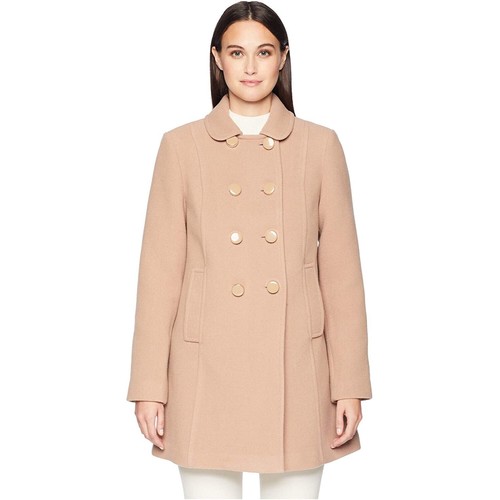Cappotto doppiopetto Kate Spade fulvo twill XS