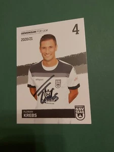 SSV Ulm , F. Krebs ,20/21 ,Autogrammkarte, Fussball - Picture 1 of 1