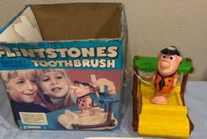 Vintage 1974 FRED FLINTSTONE Batterie ZAHNBÜRSTENHALTER HANNA BARBERA (ToteBBB) - Bild 1 von 24