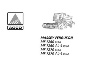MF MF7260 Beta MF7260 AL-4 Beta MF7270 Beta MF7270 AL-4 Beta Workshop Get it Tod - Bild 1 von 1