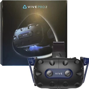 HTC Vive Pro 2 Headset Black/Blue Bluetooth + USB NEW - Afbeelding 1 van 3