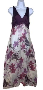Gilligan O'Malley Women Size S Slip Dress Sheer Purple Nightie Romantic Feminine - Picture 1 of 11