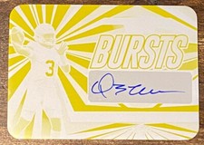 ‼️QUINN EWERS 2023 LEAF METAL VIVID AUTO RC #1/1 TEXAS LONGHORNS YELLOW BURSTS