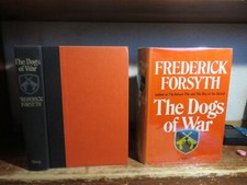 THE DOGS OF WAR Book 1974 FREDERICK FORSYTH SIGNED AFRICA CONGO SOLDIER VINTAGE