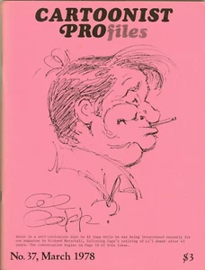 CARTOONIST PROfiles #37, March 1978 - Al Capp retires 'Li'l Abner' - VF+ - Foto 1 di 1