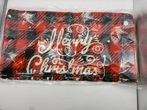 NEW Set of 4- 18"x18" Christmas New Years Pillow Covers Farmhouse Buffalo Plaid - Picture 1 of 5