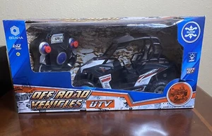 Vehículo todoterreno Braha radiocontrolado, UTV, blanco nuevo en caja con control remoto - Imagen 1 de 5