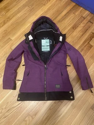 Casaco Parka Roxo 686 Feminino S Reservado Avalon InfiDRY Isolado Ski Snow Jacket - Imagem 1 de 4