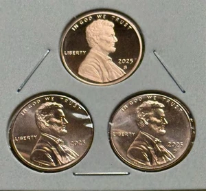 LAST 3 2025 COLLECTOR PENNIES P D S TO BE MADE, P D UNC COIN SET and S PROOF SET - Picture 1 of 9