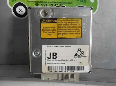 16252999 CENTRALINA ABS / JB2999R072881057 / 223789 PER DAEWOO NUBIRA BERLINA 1. - Immagine 1 di 3