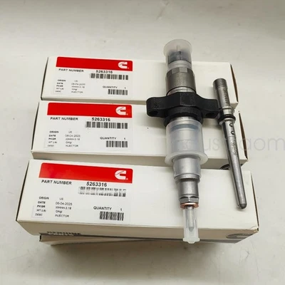 6x 0445120238 5263316 Diesel Fuel Injector Fits For Dodge Ram Cummins 5.9L 04-09 - Изображение 1 из 4