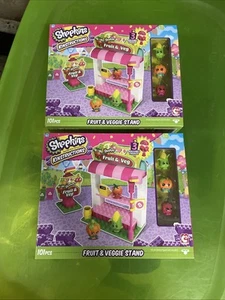 Lote 2 Shopkins Kinstructions Soporte para Frutas y Verduras 101 piezas - Imagen 1 de 3