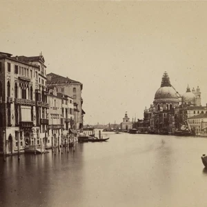 Carlo Naya, Palazzo Cavalli Santa Maria della Salute fotografia non firmata 1875 circa - Foto 1 di 4