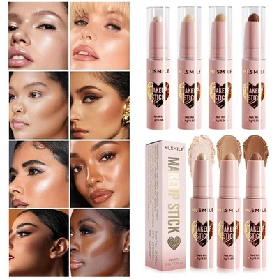 Highlighter Glow Face Brighten Mlsmile Concealer Stick Glitter Silky * - Image 1 of 4