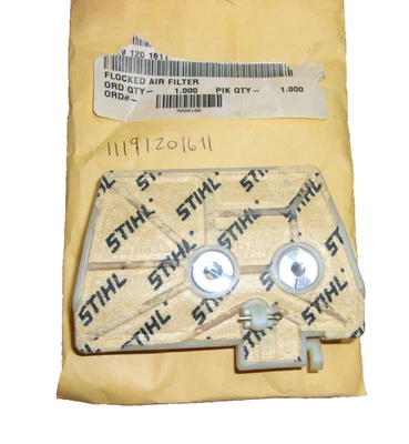 Stihl 038 Air Filter Cartridge 038AV Super Genuine OEM 1119-120-1611 #GM-J11A1 - Image 1 of 3