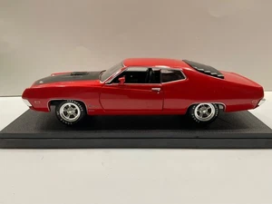 JOHNNY LIGHTNING 1:24 SCALE 1970 FORD TORINO COBRA -ORANGE W/BLACK INTERIOR-NICE - Picture 1 of 14