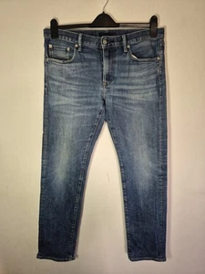 Uniqlo Stretch Selvedge Kaihara Slim Fit Blue Denim Jeans Men’s 36x31 - Picture 1 of 6