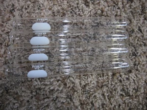 Menge 4 Pyrex Nr. 9800 Reagenzgläser mit Rand - Bild 1 von 2
