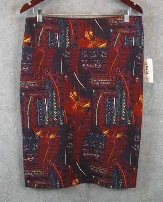 Falda Lápiz LuLaRoe Elástica Cassie Talla Grande Óxido Multi Estampado Nueva con Etiquetas Foto 1 de 4