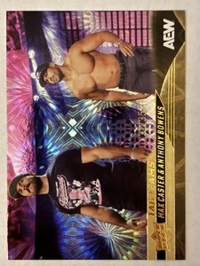 2025 Upper Deck AEW Tag Teams Gold Pyro #74 Max Caster- Anthony Bowens 32/35 - Picture 1 of 2