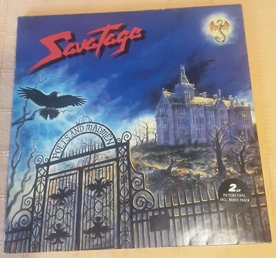 Savatage – Poets & Madmen 2LP Pic.Disc Gatefold 1st Press 2001, perfetto, nuovo! - Immagine 1 di 4