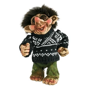 Statua Troll Portafortuna NYFORM 840193 in Latex con Maglione da 18 cm - Imagen 1 de 1