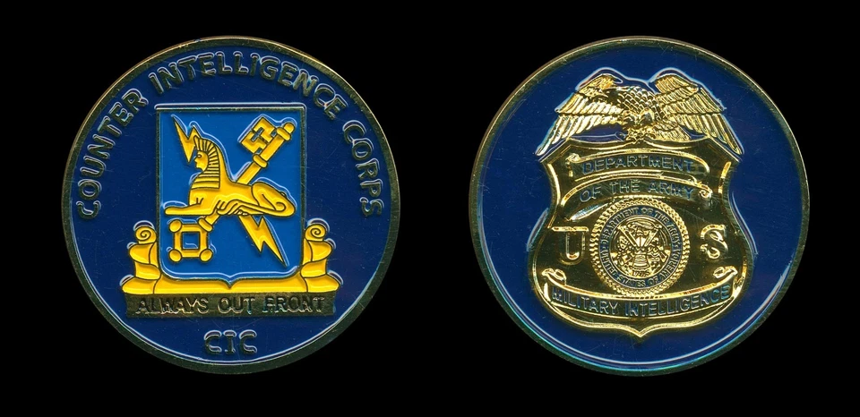 Challenge Coin - US Army Counter Intelligence Corps - Image 1 of 1