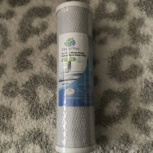 Filters 4 You CT010 Whole House Carbon Block Water Filter 10” x 2.5" Sealed - Picture 1 of 4