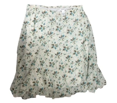 Dressbarn цветочный синий многоцветный Midi юбка - Изображение 1 из 3