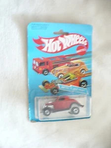 JA- HOT WHEELS MIP 3 WINDOW 1934 (NO1132) 1982 (MADE IN HONG KONG ) METAL FLAKE - Picture 1 of 8