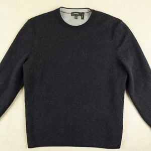 Theory Pullover Herren L Schwarz Rundhals Pulli Langarm Kaschmir Wolle - Bild 1 von 21