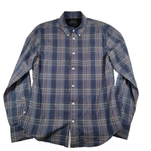 rag & bone Herren Button Down Hemd Gr. Medium Fit 2 blau kariert Preppy - Bild 1 von 7