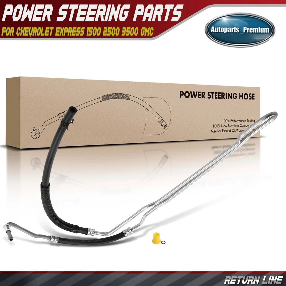 Power Steering Return Line Hose Assembly for Chevy Express 1500 2500 3500 96-02 - Image 1 of 4