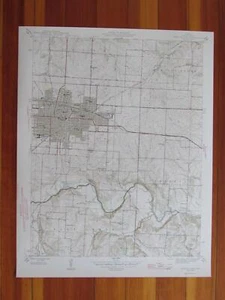Mapa de ratón Sedalia East Missouri 1946 original vintage del USGS - Imagen 1 de 1