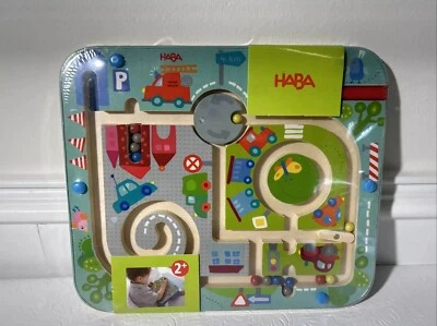 HABA Town Maze Magnetic Puzzle Game - Learning & Education Toys for Preschoolers - Image 1 of 4