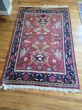 HAND-KNOTTED Rug  3FT 10IN × 6FT
