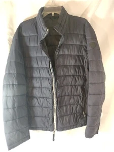 Guess dunkelblau Damen Größe Lrg geschwollener Stil Jacke Emblem auf der Schulter - Bild 1 von 10