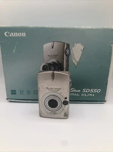 Canon PowerShot ELPH SD550 7.1MP Digital Camera Lens Error For Parts/Repair - Picture 1 of 6
