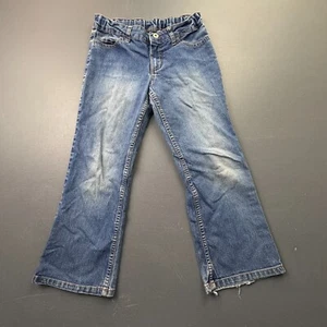 Faded Glory Jeans Boys 8 Slim Straight Organic Cotton Blue Wash - Picture 1 of 10
