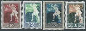 1919 LETTLAND BEFREIUNG KURLANDS MH * - SV6-2 - Bild 1 von 1