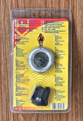 Radio Solar Bike Computer 20 Functions Packaging Partially Opened - Image 1 of 4