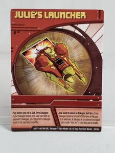 Bakugan Battle Brawlers Ability Card Red Julie's Launcher 28/48c Sub Terra - Picture 1 of 14