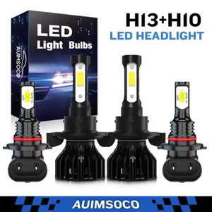 For 2007-2008 2009 Dodge Durango 4X Led Headlights High-Low Beam Fog Light 6000k - Picture 1 of 12