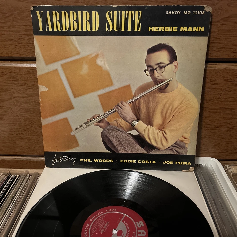 Yardbird Suite Herbie Mann Savoy Mg 12108 Deep Groove 1957 Og Vg - Image 1 of 3