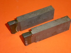 NOS! (2) DUO 12-T-2251, 883 TOOL BITS, CARBIDE TIPPED, 1/2" x 1" x 3-1/2" - Picture 1 of 4