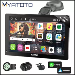 ATOTO P9 9" 4G LTE WIFI ChatGPT Wireless CarPlay & Android Auto Car Stereo-4+32G - Picture 1 of 8