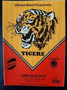 Hull City v Lincoln City. 19th March 1985. League Division Three - Picture 1 of 1