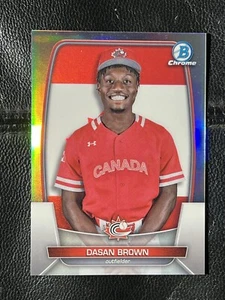 DASAN BROWN 2023 Bowman Chrome WBC World Baseball Classic Refractor 101/499 - Picture 1 of 2