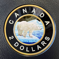 2020 Canada COLORED SILVER PROOF TOONIE, Mint UNC From Proof Set $2 Coin [FRS01]